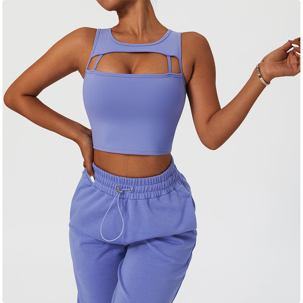 Sous-vêtements de course Sollinarry pour femmes, débardeur de yoga antichoc haute résistance, soutien-gorge de sport push-up