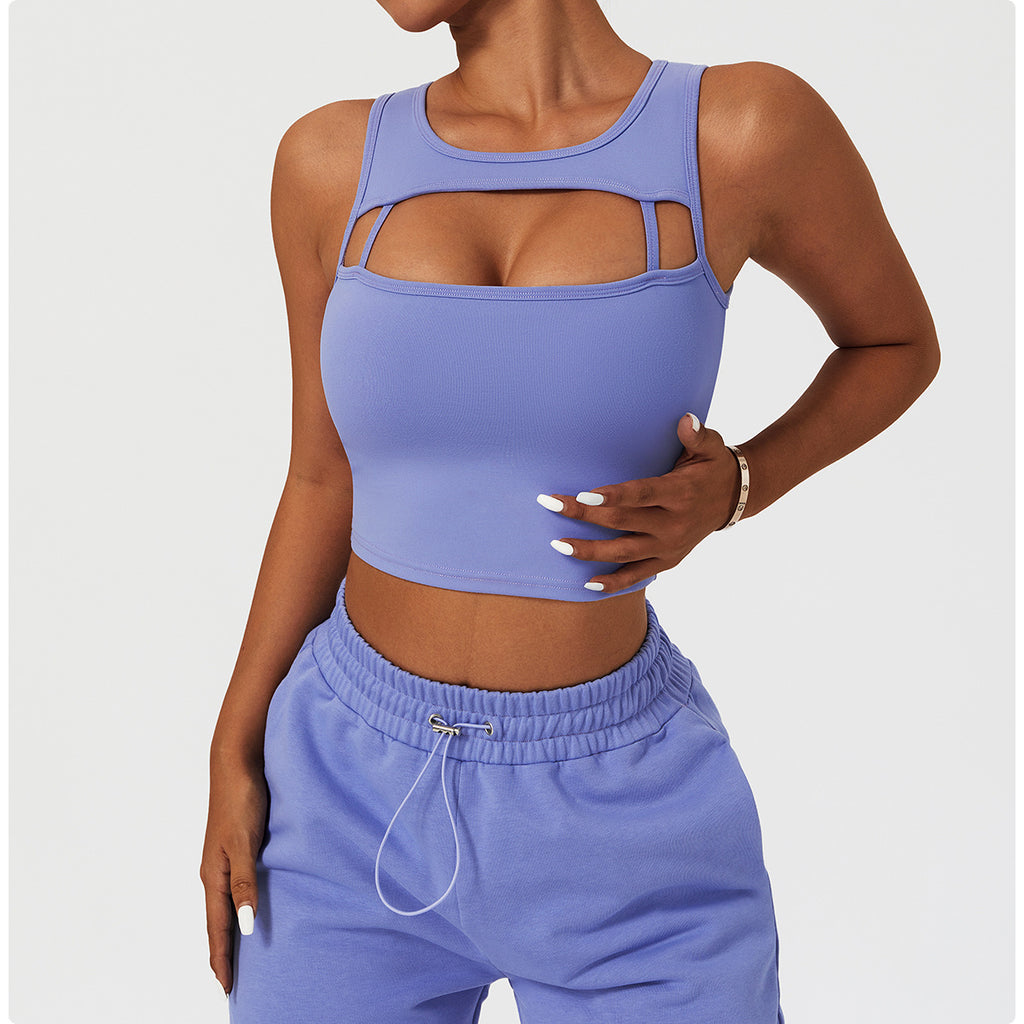 Sous-vêtements de course Sollinarry pour femmes, débardeur de yoga antichoc haute résistance, soutien-gorge de sport push-up