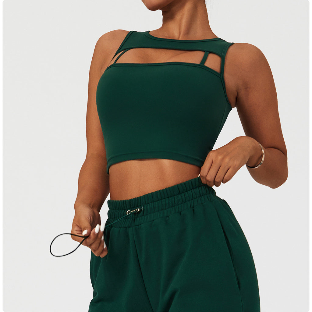 Sous-vêtements de course Sollinarry pour femmes, débardeur de yoga antichoc haute résistance, soutien-gorge de sport push-up