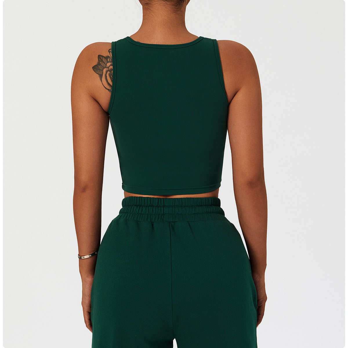 Sollinarry - Ropa interior para correr para mujer, chaleco de yoga de alta resistencia a prueba de golpes, sujetador deportivo de entrenamiento