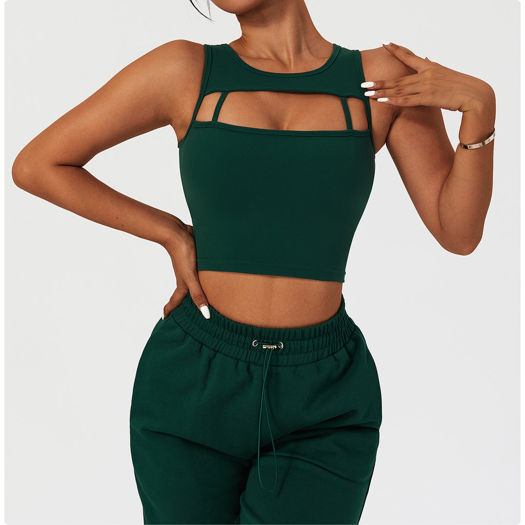 Sous-vêtements de course Sollinarry pour femmes, débardeur de yoga antichoc haute résistance, soutien-gorge de sport push-up