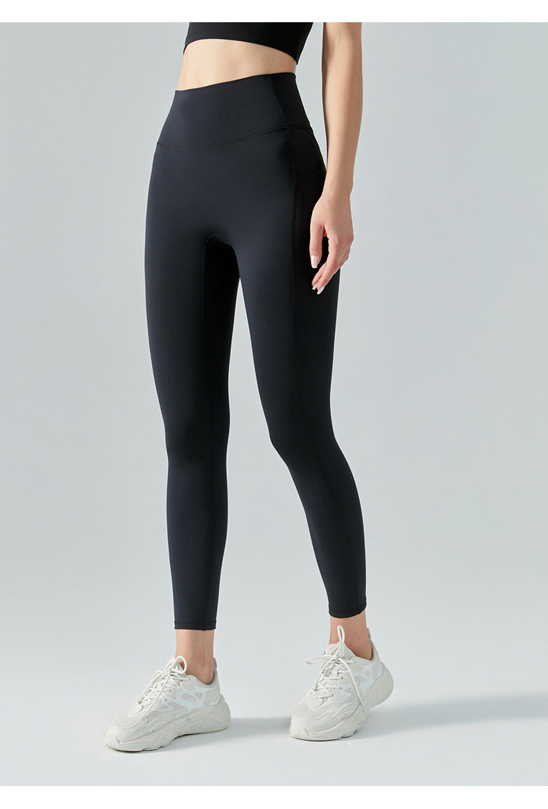 Pantalon de yoga automne-hiver doublé polaire épaisse, pantalon de fitness moulant sans coutures apparentes, pantalon de sport femme