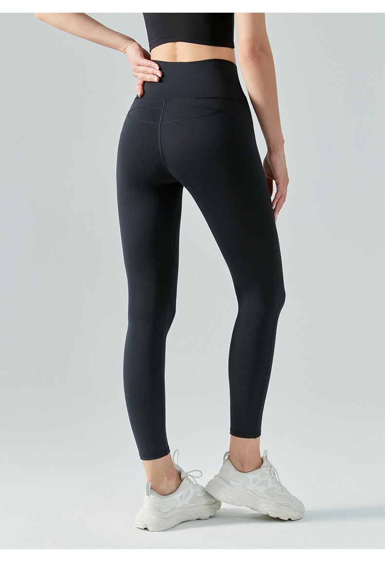 Pantalon de yoga automne-hiver doublé polaire épaisse, pantalon de fitness moulant sans coutures apparentes, pantalon de sport femme