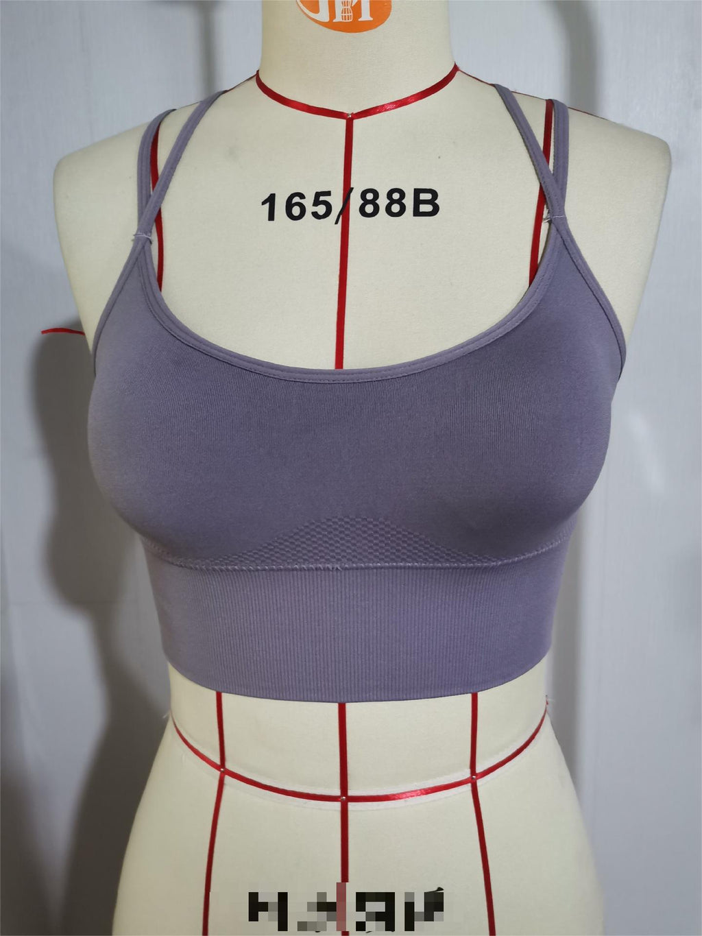 Sports Bottoming Criss Cross Backless Bra Solid Color Seamless Double Shoulder Strap Tight Top