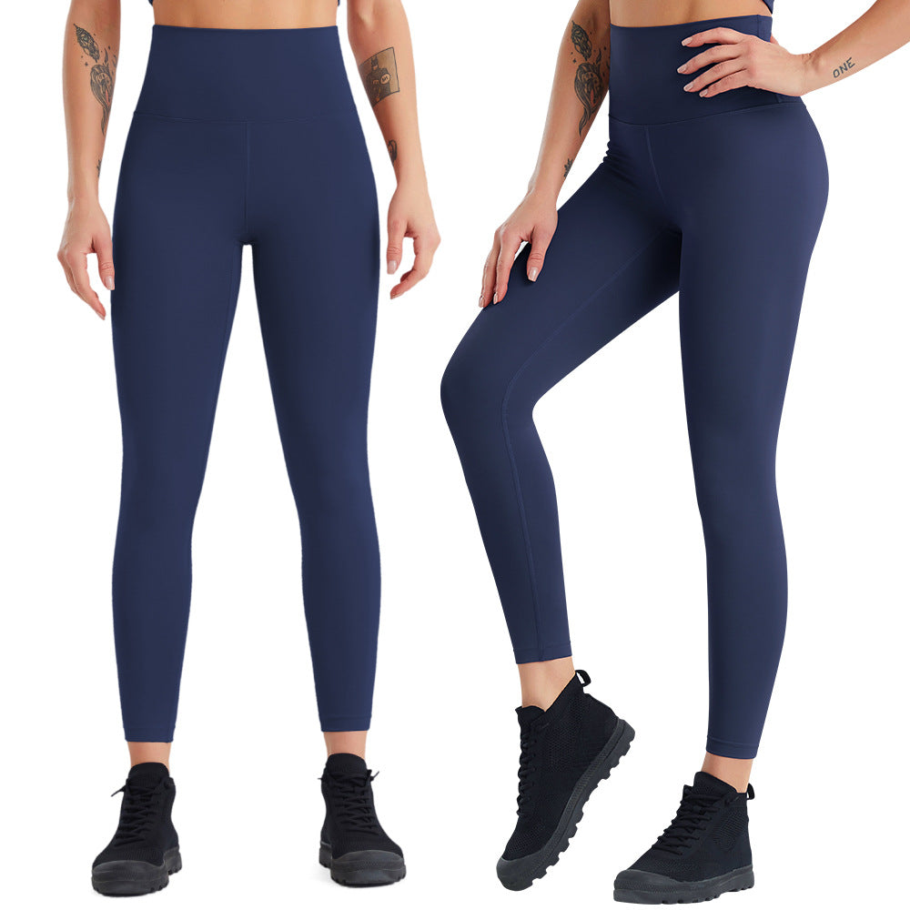Pantalon de yoga femme taille haute séchage rapide, pantalon de fitness course à pied effet seconde peau, collant de sport