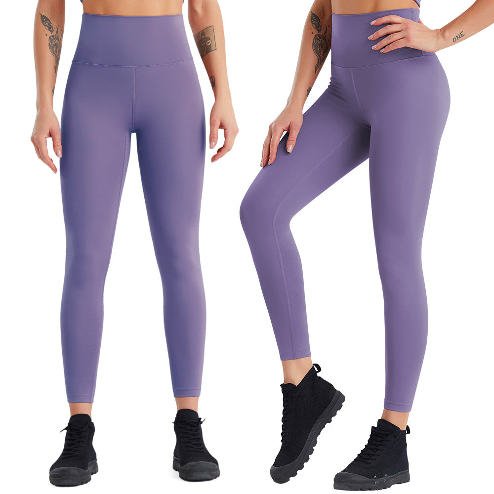 Pantalon de yoga femme taille haute séchage rapide, pantalon de fitness course à pied effet seconde peau, collant de sport