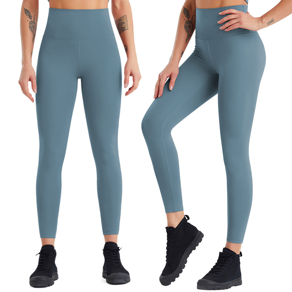 Pantalon de yoga femme taille haute séchage rapide, pantalon de fitness course à pied effet seconde peau, collant de sport