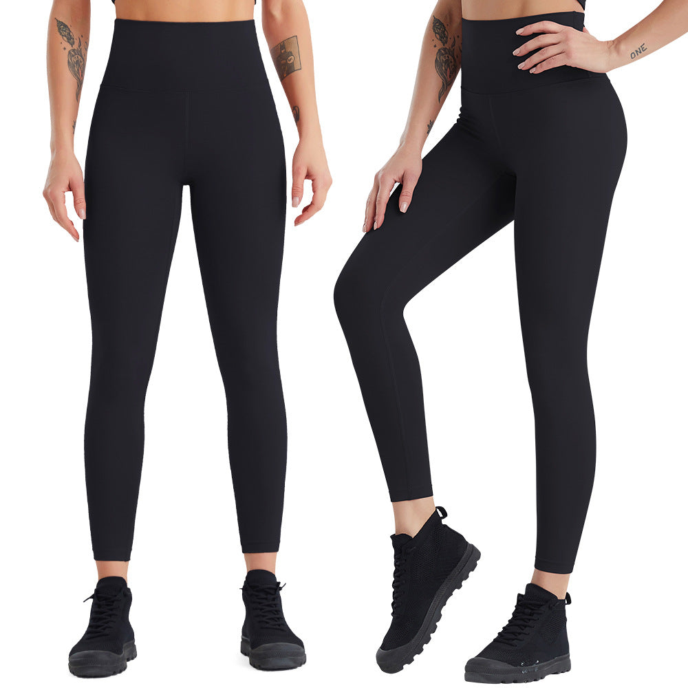 Pantalon de yoga femme taille haute séchage rapide, pantalon de fitness course à pied effet seconde peau, collant de sport