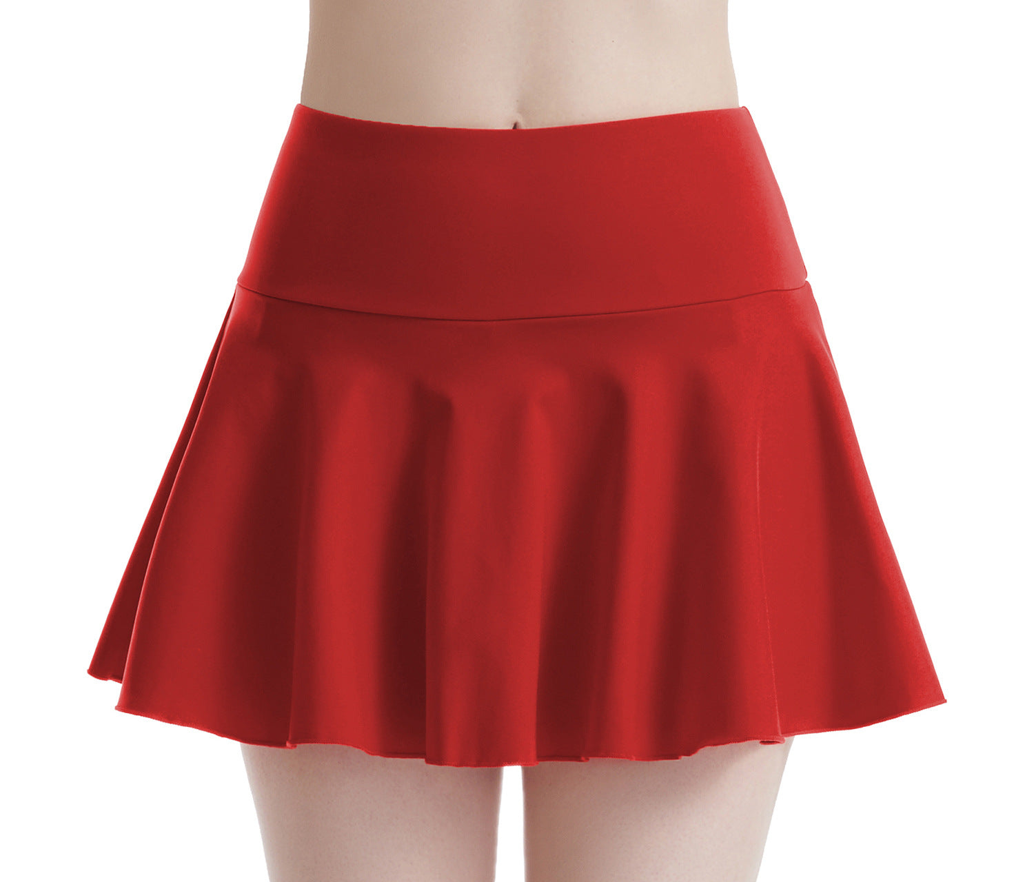 Sports Culottes Women's Pocket Nude Feel Fitness Pants Running Dancing Tennis Skirt