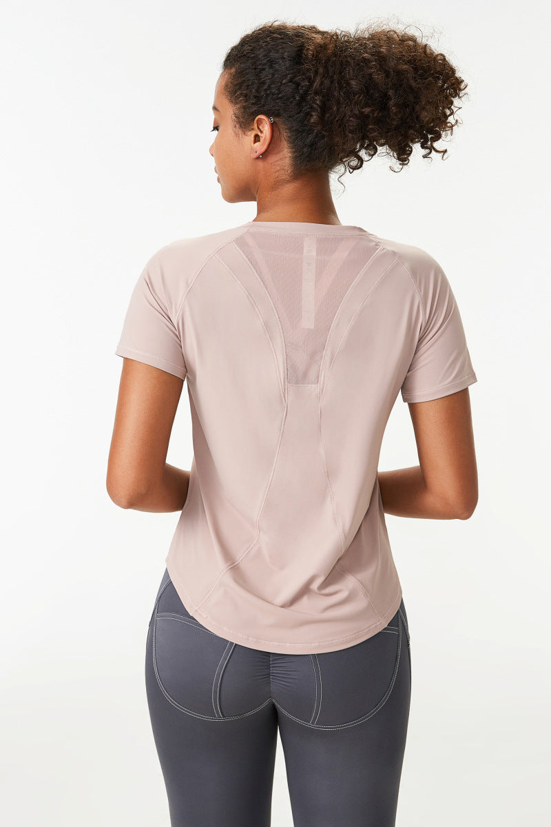 Yoga Clothing Top Yoga Workout Clothes Top Nude Feel Loose Sports Top Women