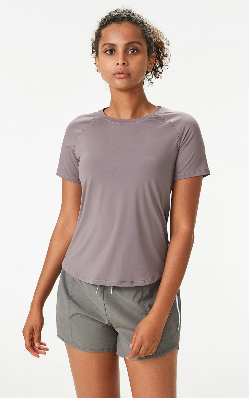 Yoga Clothing Top Yoga Workout Clothes Top Nude Feel Loose Sports Top Women