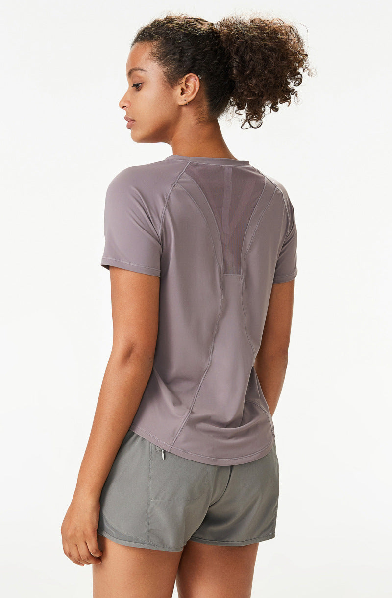 Yoga Clothing Top Yoga Workout Clothes Top Nude Feel Loose Sports Top Women