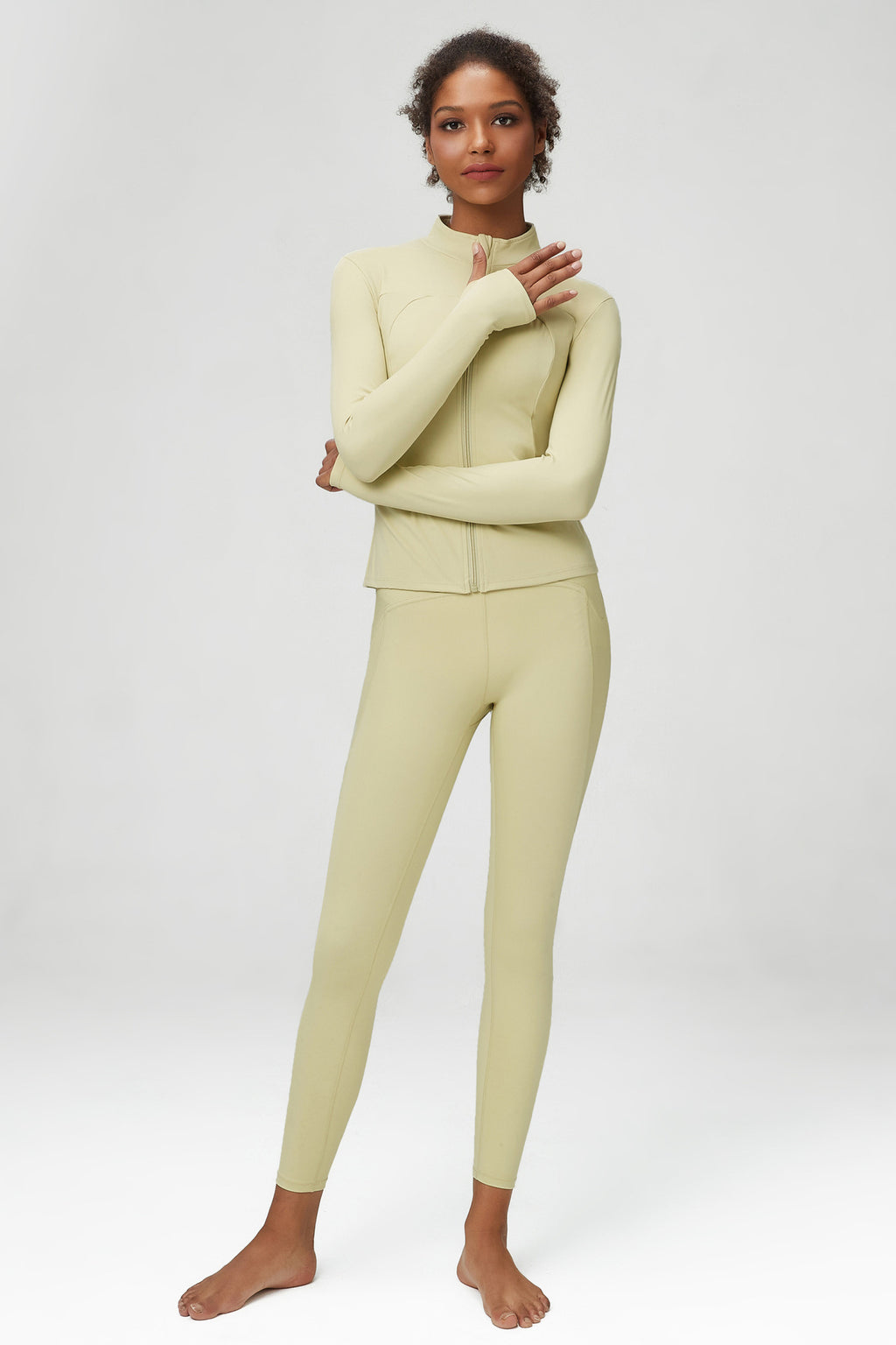 Yoga Suit Women Nude Yoga Suit Three Piece Sports Fitness