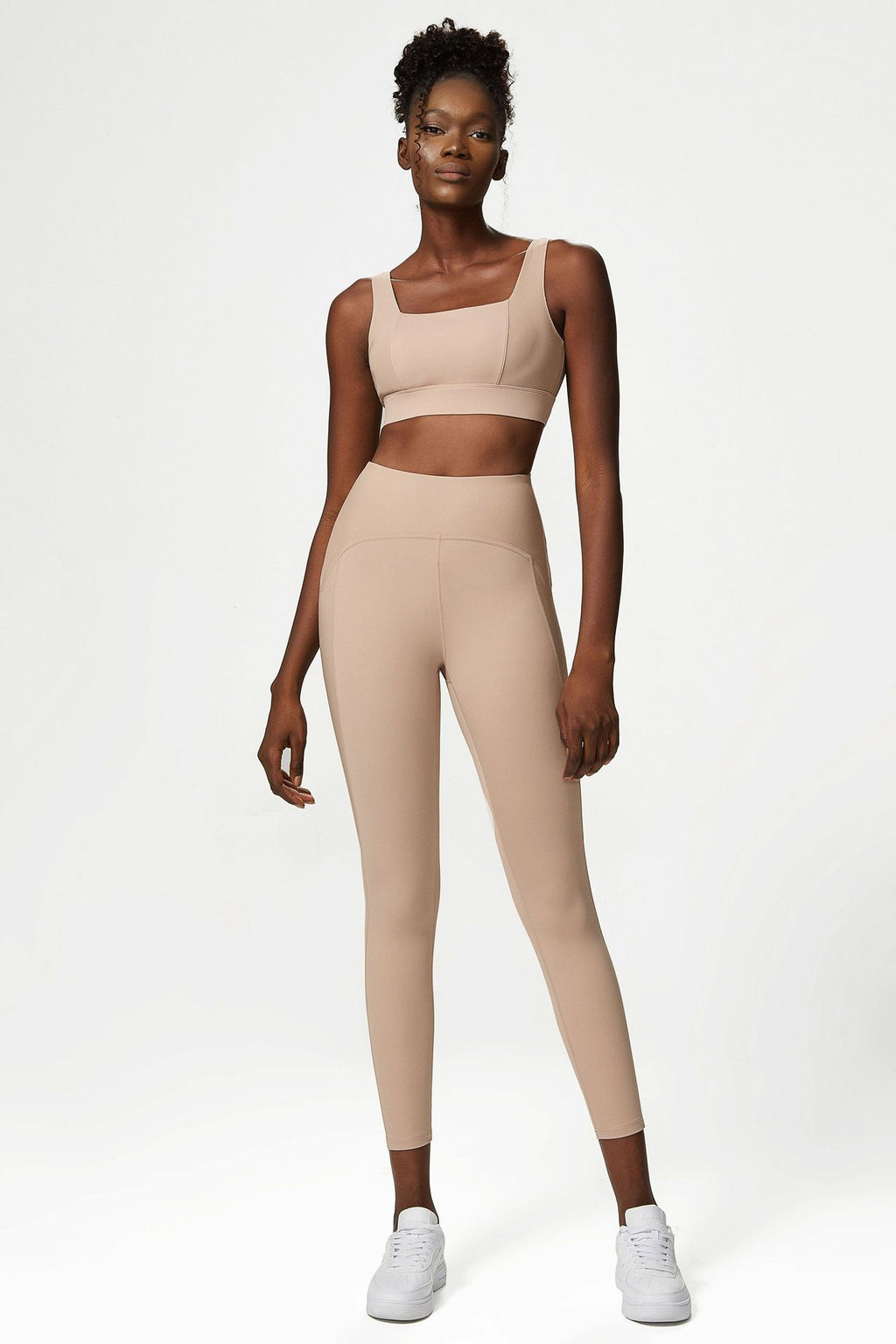 Yoga Suit Women Nude Yoga Suit Three Piece Sports Fitness