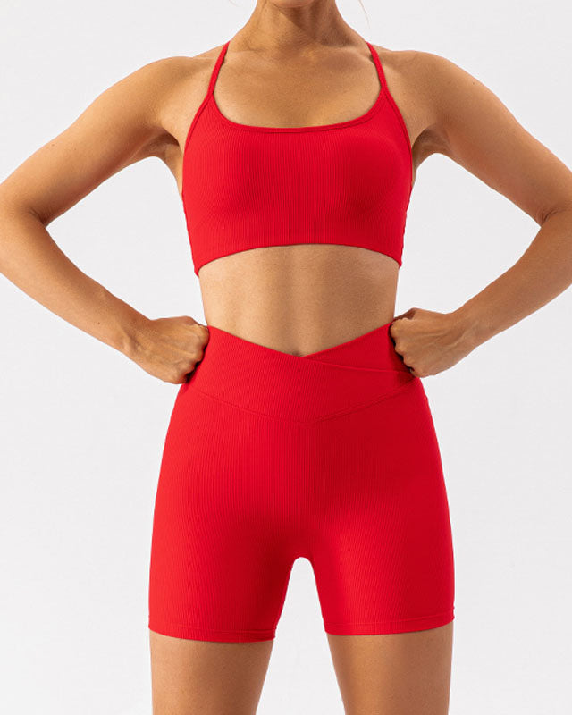Yoga Suit Thread Quick Drying Sportswear Training Running Fitness Clothes Suit Women