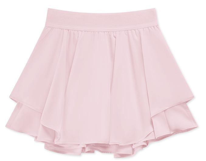 Short de tennis deux pièces pour femme, respirant, à séchage rapide et respirant, avec doublure et poche latérale, protection anti-décoloration.