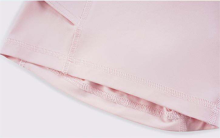 Short de tennis deux pièces pour femme, respirant, à séchage rapide et respirant, avec doublure et poche latérale, protection anti-décoloration.