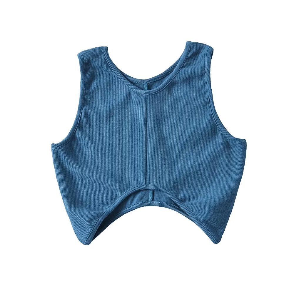 Women Sports Sexy Short Slim Fit Pullover Vest Summer Trends Women Clothing