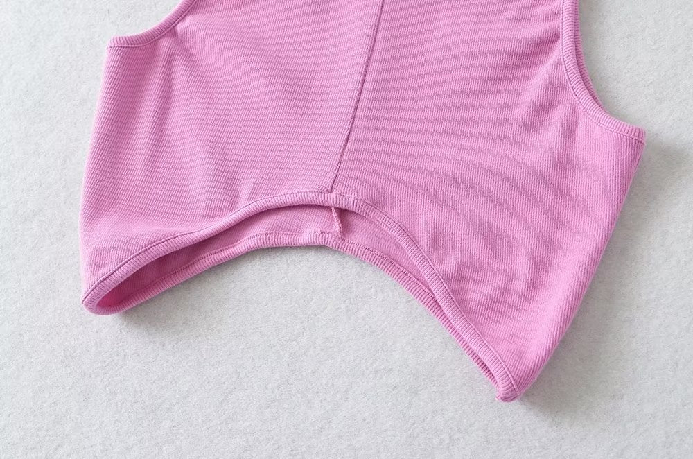 Women Sports Sexy Short Slim Fit Pullover Vest Summer Trends Women Clothing