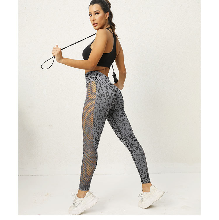 Sports Hollow Out Cutout Yoga Pants Women High Waist Hip Lift Slim Look Running Fitness Leggings Pants