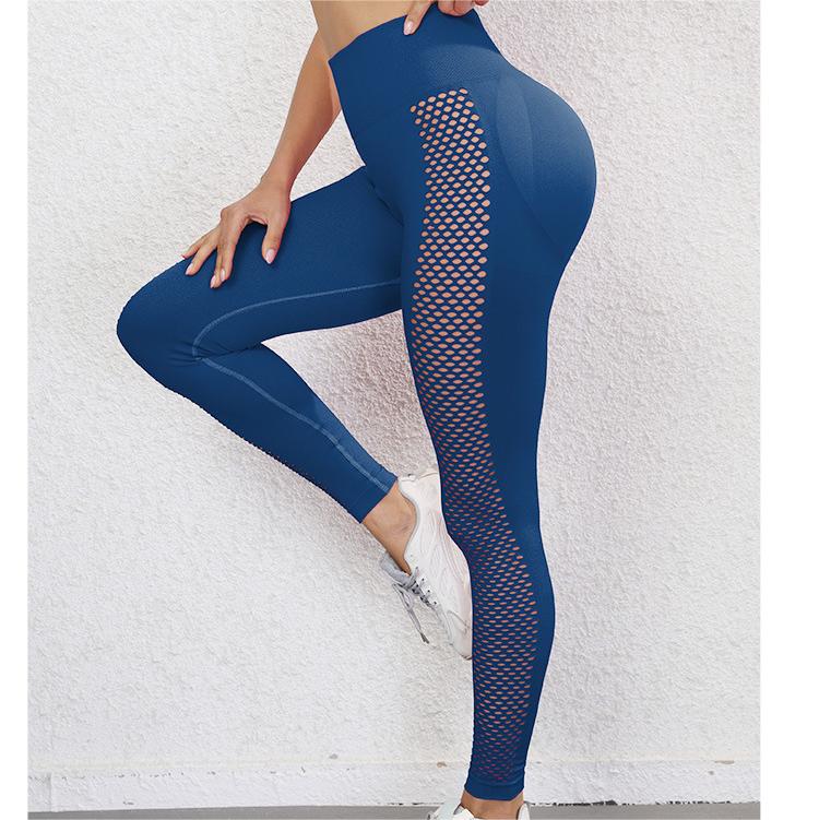 Hollow Out Cutout Yoga Pants Women Workout Clothes High Waist Hip Lift Sports Leggings Workout Pants Seamless Yoga Clothes