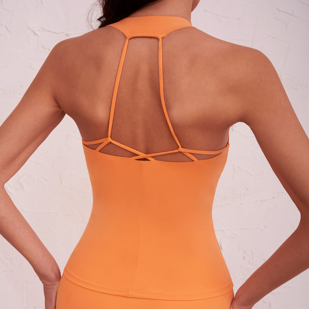 Tight Sports Underwear Women Bra Shockproof Push up Fitness Cross Beauty Small Sling Vest Bra