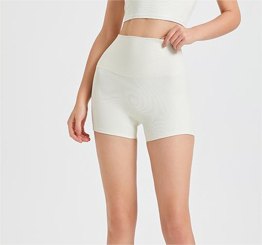 Short de yoga taille haute dos croisé, effet ventre plat et hanches galbées, short de sport sans coutures pour femme, pantalon de fitness à séchage rapide