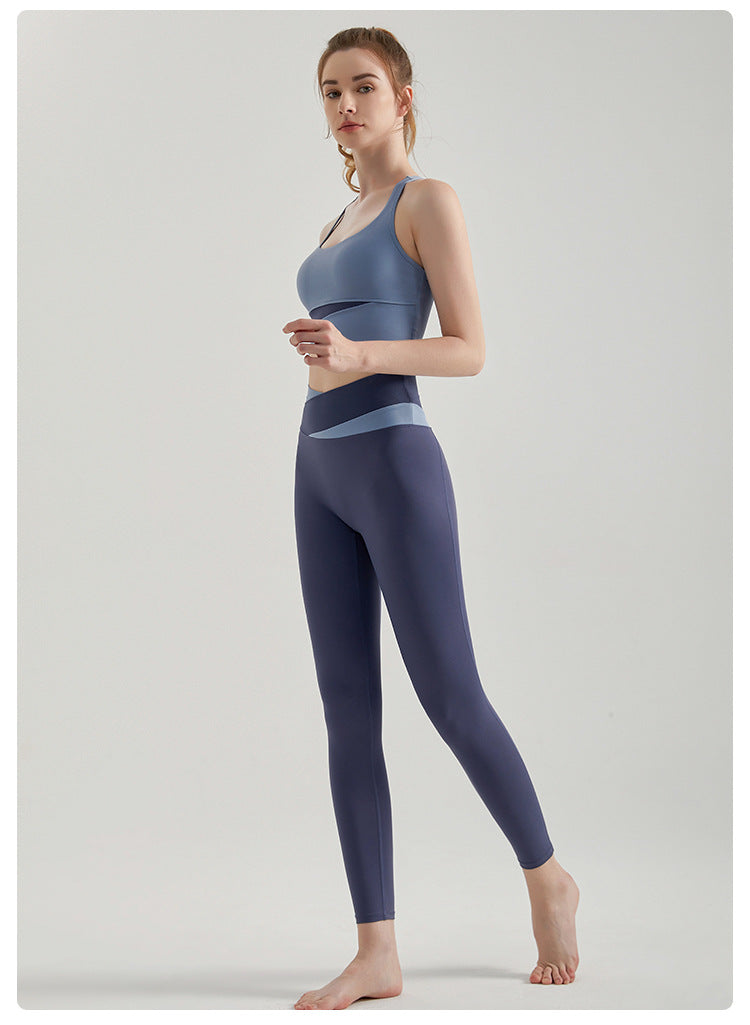 Ropa de yoga para mujer, ropa interior deportiva de verano, chaleco de alta resistencia, sujetador push-up a prueba de golpes, ropa deportiva para correr
