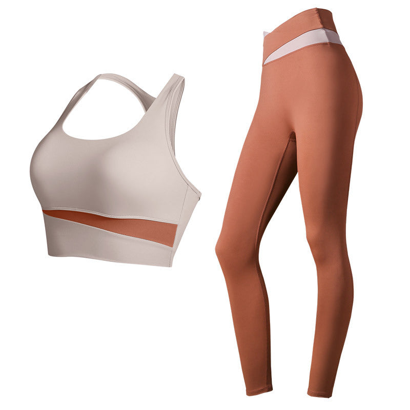 Ropa de yoga para mujer, ropa interior deportiva de verano, chaleco de alta resistencia, sujetador push-up a prueba de golpes, ropa deportiva para correr