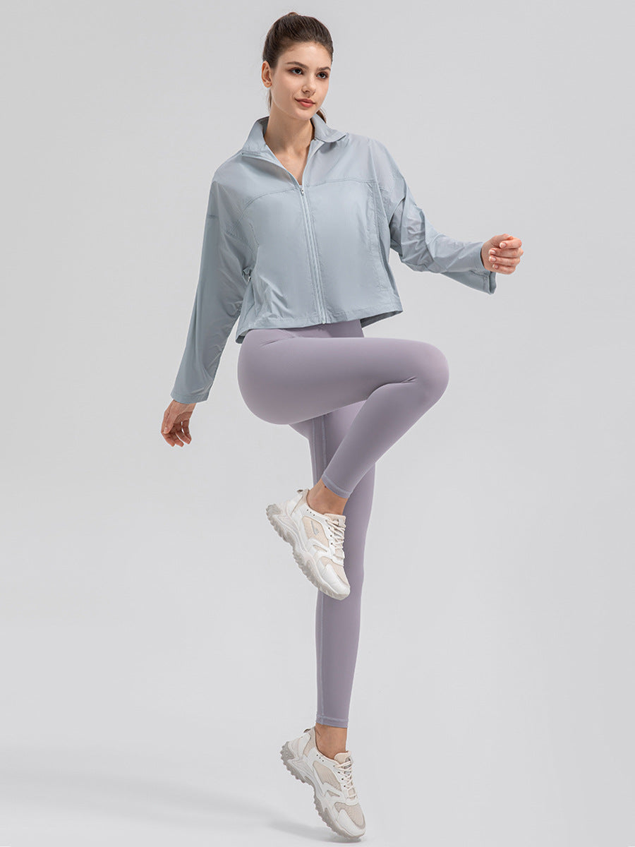 Sun Protection Clothing Women Summer UV Protection Lightweight Breathable Sun Protection Clothing Long Sleeve Quick Drying Outdoor Sports Jacket