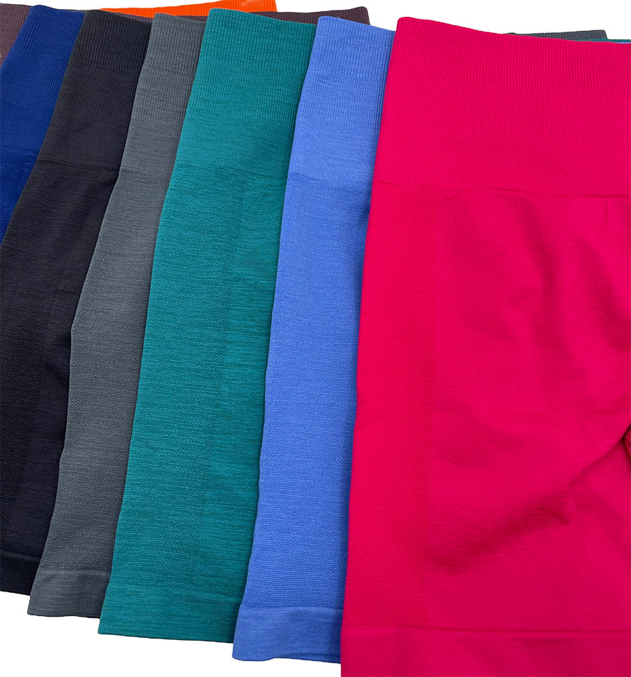 Hip Raise Yoga Pants Women High Waist Running Exercise Shorts Outer Wear Nude Feel Fitness Trousers