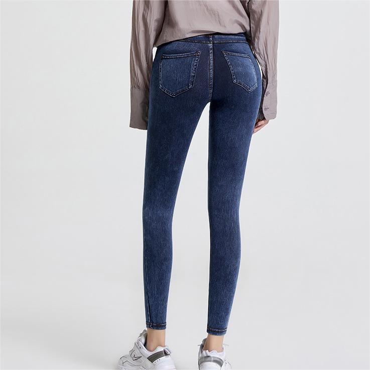 Yoga Jeans Women High Waist Shaping Skinny Slimming Pocket Yoga Outer Match Skinny Pants