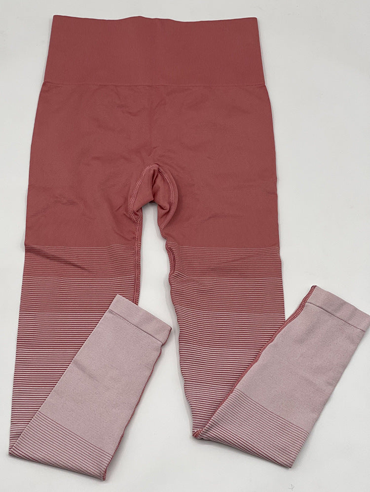 Gradient Sports Long Sleeve Trousers Suit Fitness Running Yoga Long Sleeve Tights