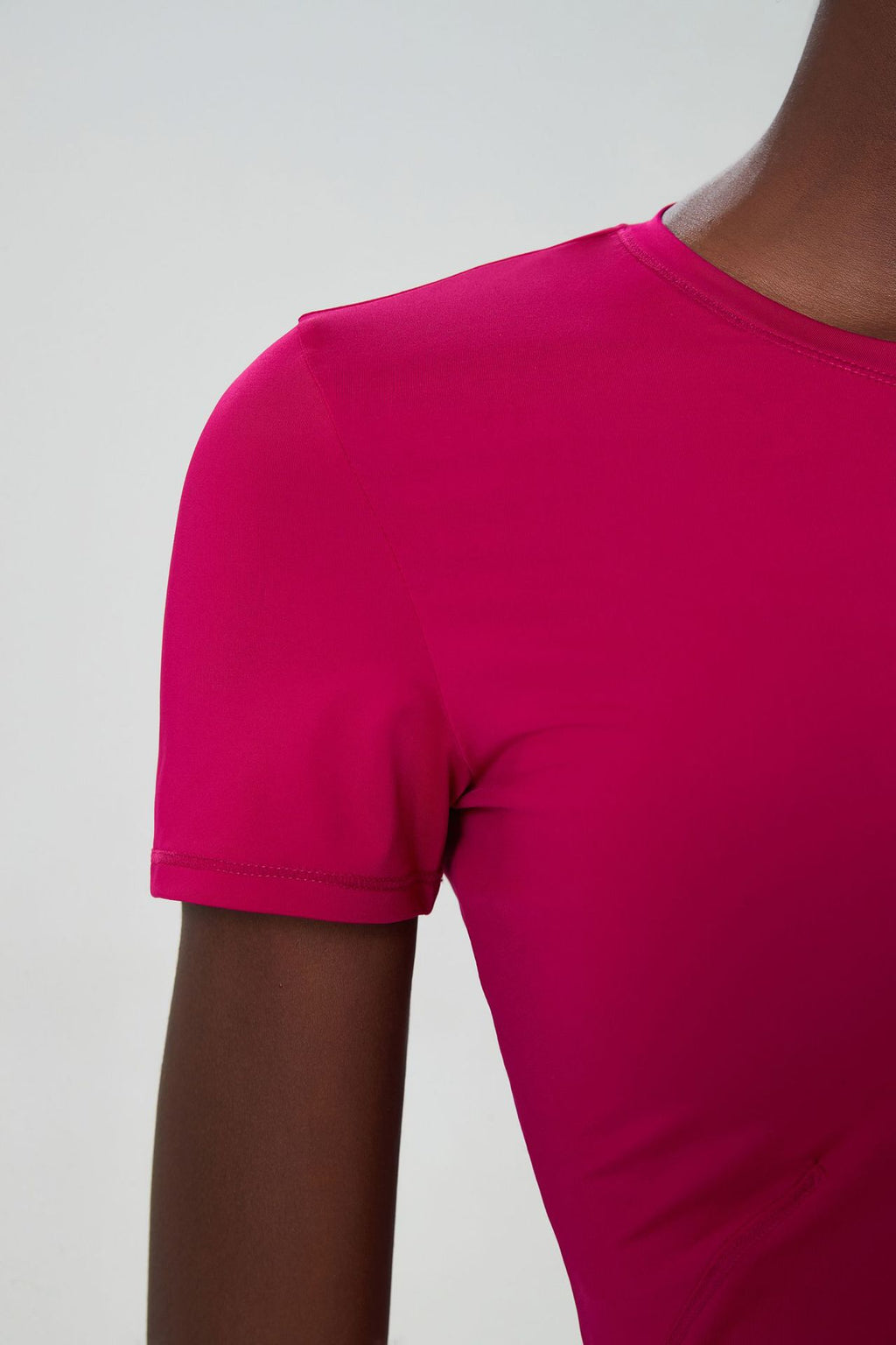 Cold Cover Skinny Exercise Top Women Small Waist Short Sleeve Yoga Suit Top Slim Fit Quick Drying Fitness T shirt