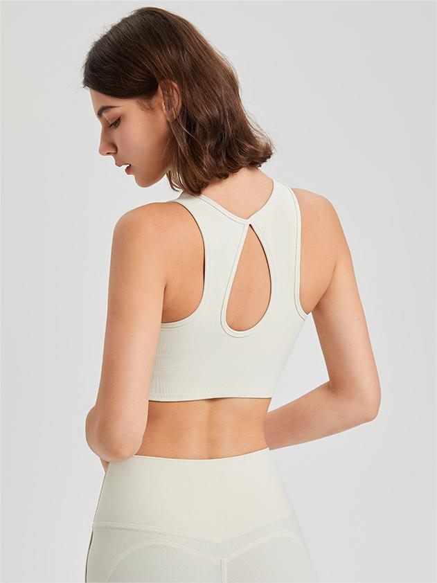 Sous-vêtements de sport à séchage rapide pour femme, une pièce, antichoc, soutien-gorge de course, fitness, yoga, débardeur