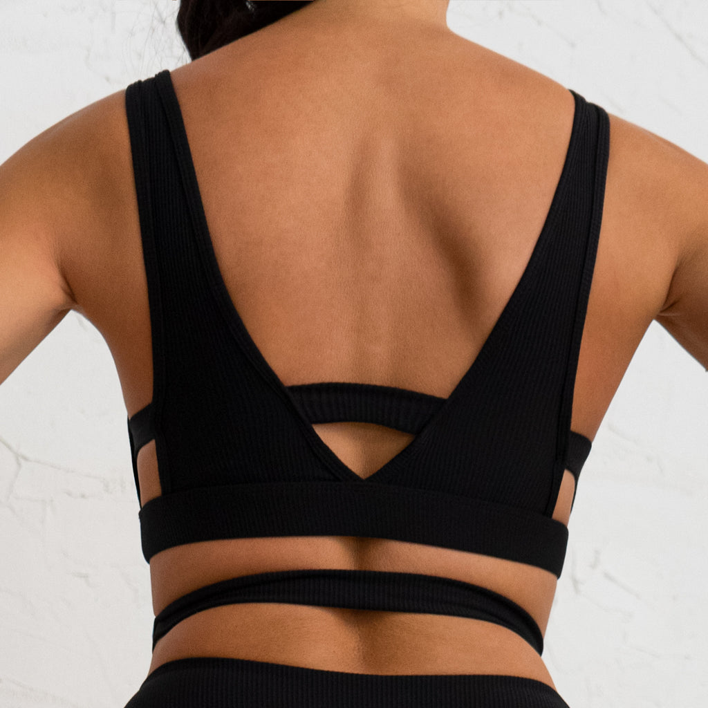 Tight Breathable Yoga Clothes Women Rib Beauty Back Exercise Underwear Breathable Skinny Yoga Pants Suit