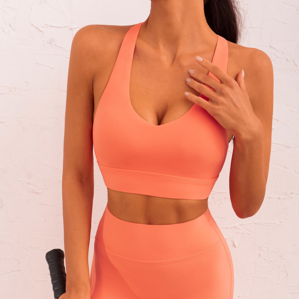 Sports Underwear Hollow Out Cutout Out Beauty Back Back Waist Pleated Yoga Pants Running Pilates Training Fitness Suit