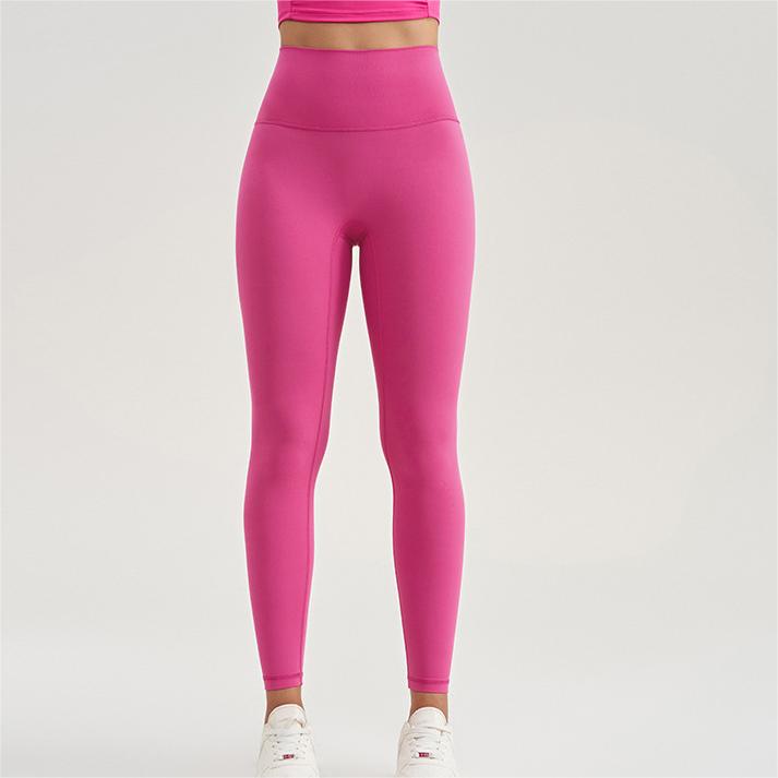 Yoga Pants Women No Embarrassment Line High Waist Hip Lifting Belly Contracting Quick Drying Outer Wear Fitness Sports Tights