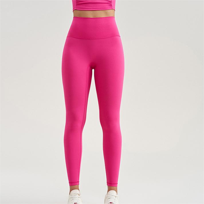 Yoga Pants Women No Embarrassment Line High Waist Hip Lifting Belly Contracting Quick Drying Outer Wear Fitness Sports Tights