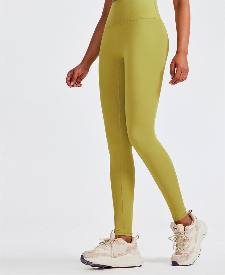 Yoga Pants Women No Embarrassment Line High Waist Hip Lifting Belly Contracting Quick Drying Outer Wear Fitness Sports Tights