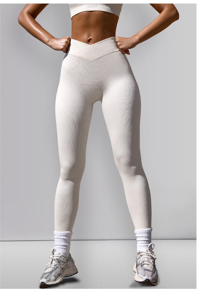 High Grade Thread High Elastic Tight V Waist Yoga Clothes Women Peach Hip Lifting Slim Running Sports Shorts Women