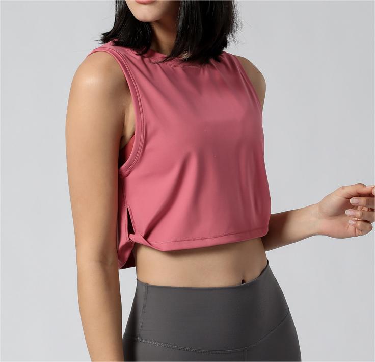 Yoga Exercise Vest Women Loose Fitness Vest Women Without Chest Pad