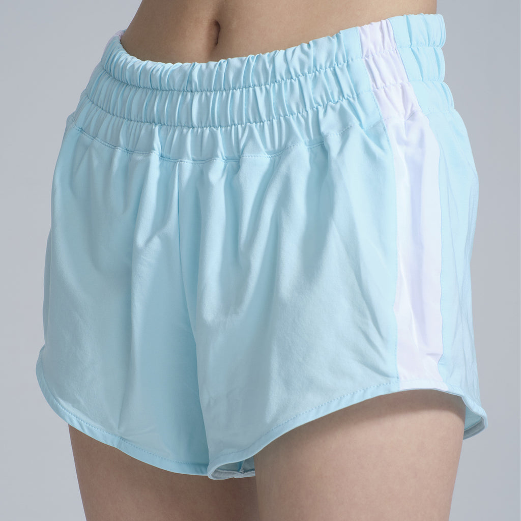 Pantalones cortos deportivos de cintura alta para mujer, con bolsillo en la espalda, para correr, hacer ejercicio, holgados, informales, transpirables, para yoga, de verano