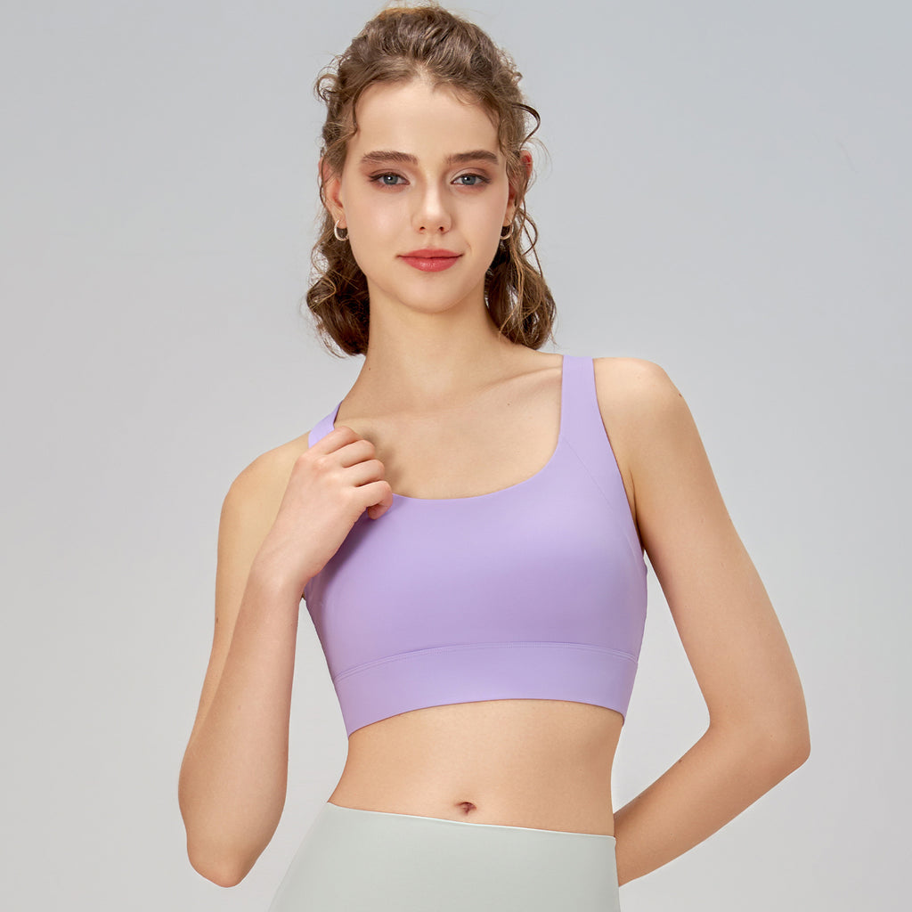 High Strength Sports Underwear Women Running Fitness Shockproof One Piece Fixed Cup Yoga Underwear