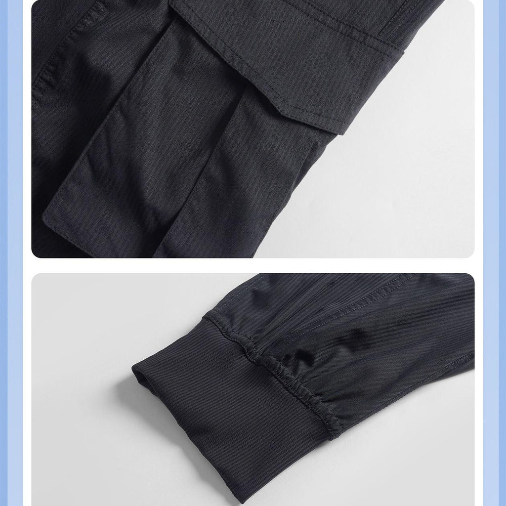 Lightweight Quick Drying Breathable Exercise Workout Pants Women Outdoor Casual Loose Mid Waist Ankle Banded Working Pants