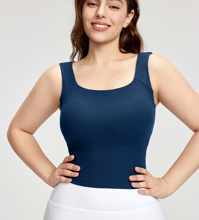 Yoga Vest Women Cover Supernumerary Breast Slim Fit Thin Fitness Clothes Top with Chest Pad Sports Vest Short T shirt