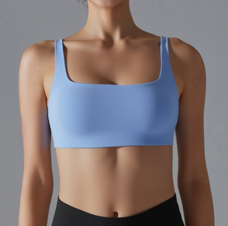 Soutien-gorge de yoga femme, dos galbé, séchage rapide, ceinture de sport moulante, coussinets de poitrine, sous-vêtement de sport effet seconde peau, gilet de fitness