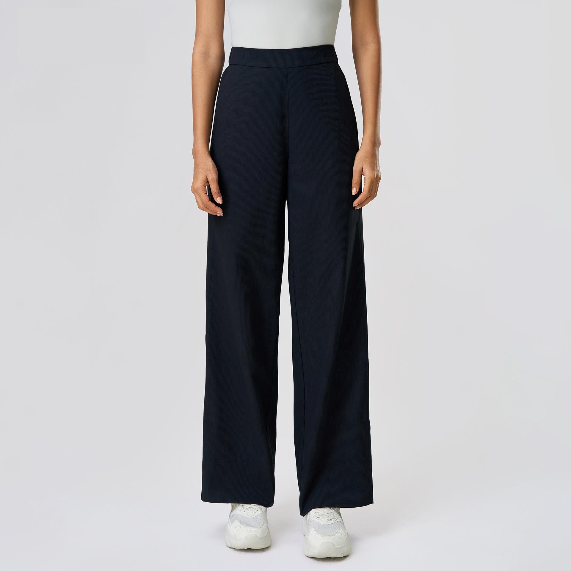 Spring Summer Sports Casual Pants Women Loose All Matching Straight Pants Nude Feel Breathable Fitness Yoga Pants