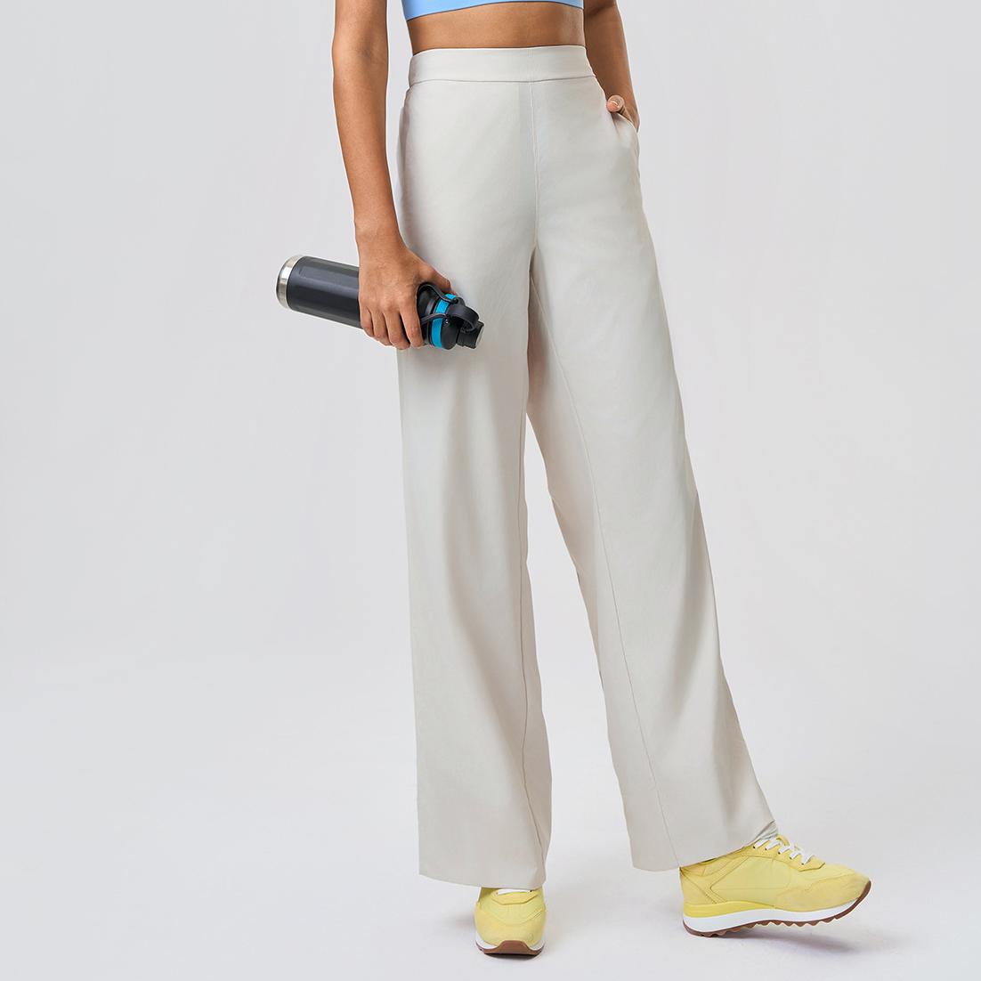 Spring Summer Sports Casual Pants Women Loose All Matching Straight Pants Nude Feel Breathable Fitness Yoga Pants