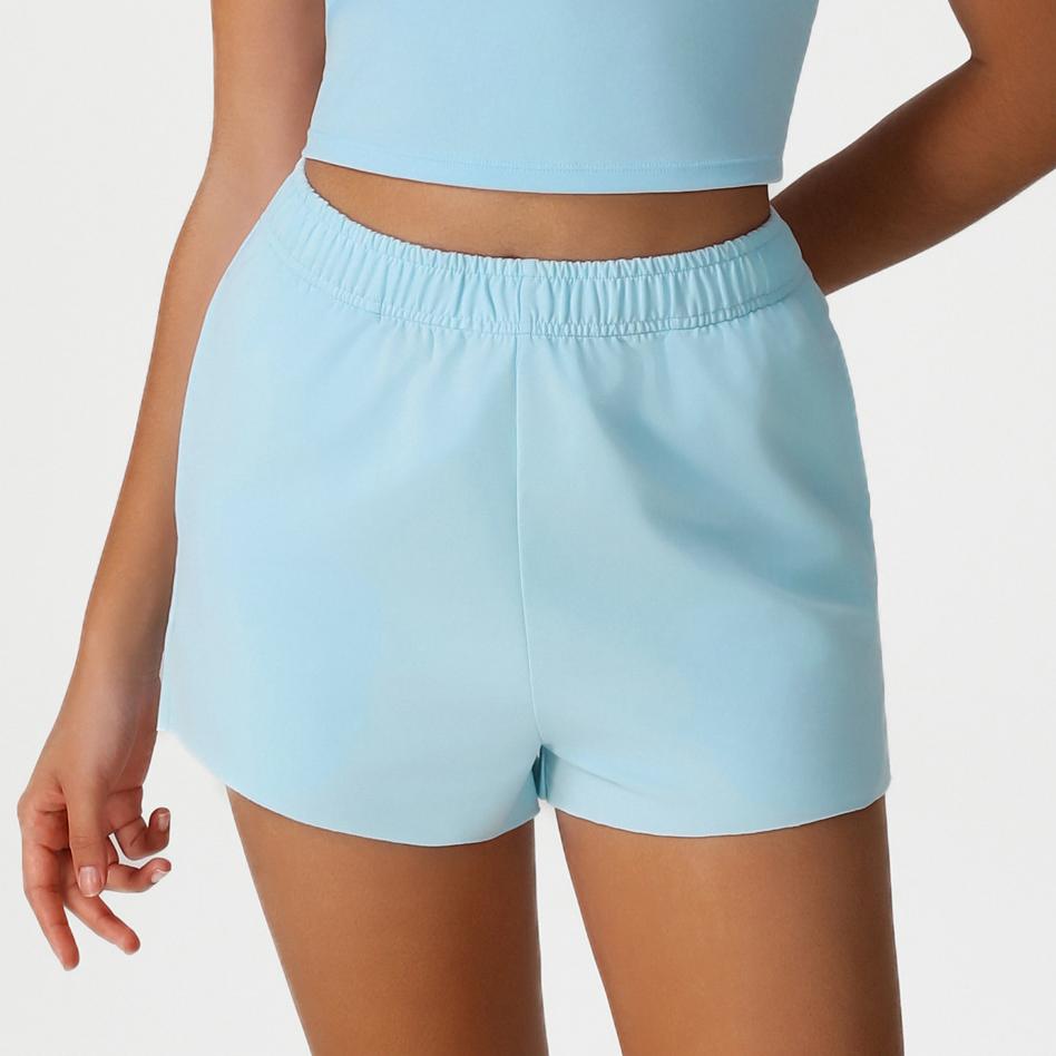 High Waist Loose Track Sweatpants Pocket Casual Running Workout Shorts Outdoor All Matching Yoga Shorts